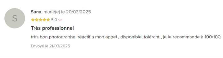 Temoignage Mariage 1