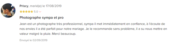 Temoignage Mariage 2