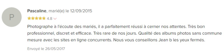 Temoignage Mariage 4